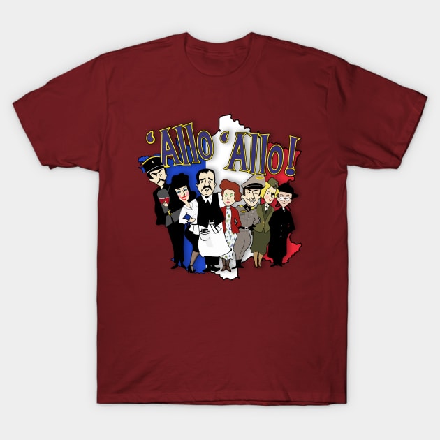 'Allo 'Allo! T-Shirt by MarinasingerDesigns